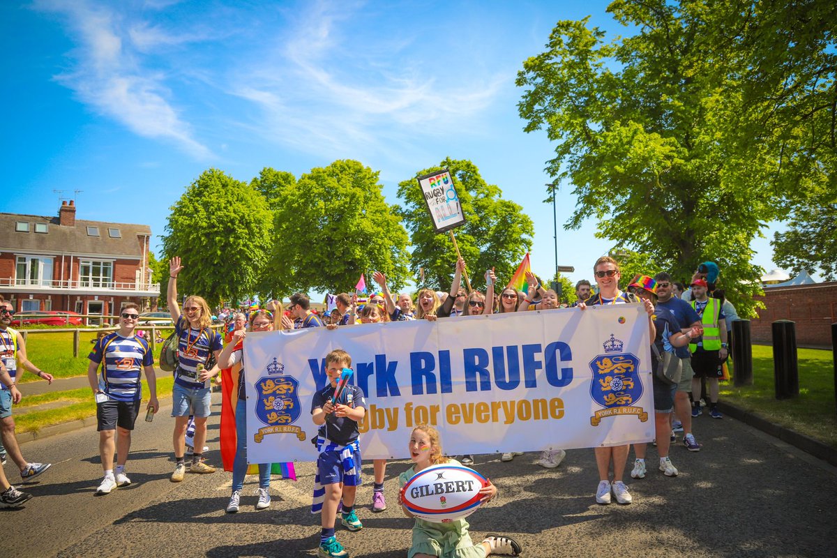 And just like that another @YorkPride was done, What an amazing day super happy to spend it with the rugby family @YorkRITemplars, @YorkRIRUFC + @YorkRIWomen and our @IGRugby friends @NewcastleRavens + @SheffVulcans. #OneClubForEveryone #IGRugby #Rugby