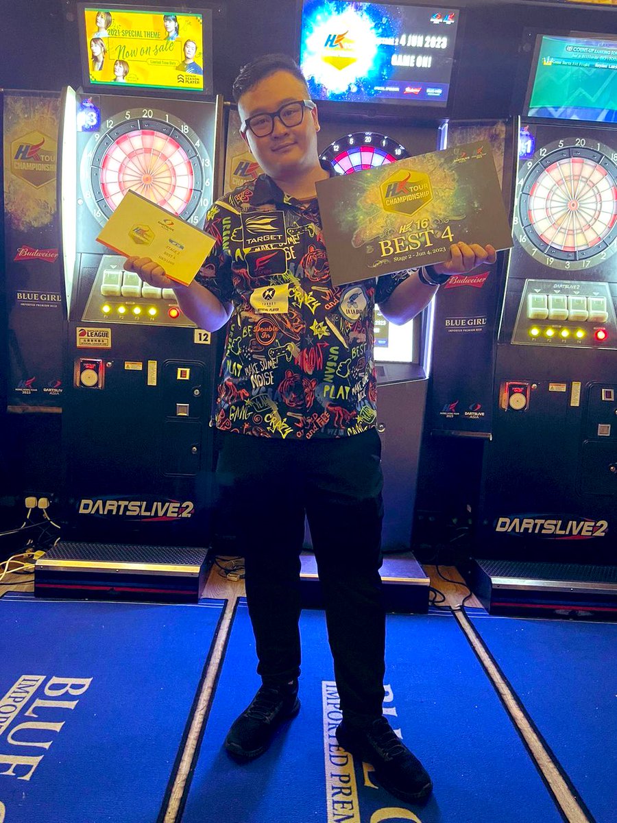 TARGET SPORTS JAPAN (@targetdartsjp) on Twitter photo 本日開催されたHONG KONG TOUR にて<a href="/LokMathew/">Mathew Lee Lok Yin</a> 選手がBEST 4 入り!おめでとうございます😊👏🏼
Mathew Lee won BEST 4 in HONG KONG TOUR STAGE 2! Congratulations!
#TargetDarts #Darts #StepBeyond 本日開催されたHONG KONG TOUR にて<a href="/LokMathew/">Mathew Lee Lok Yin</a> 選手がBEST 4 入り!おめでとうございます😊👏🏼
Mathew Lee won BEST 4 in HONG KONG TOUR STAGE 2! Congratulations!
#TargetDarts #Darts #StepBeyond