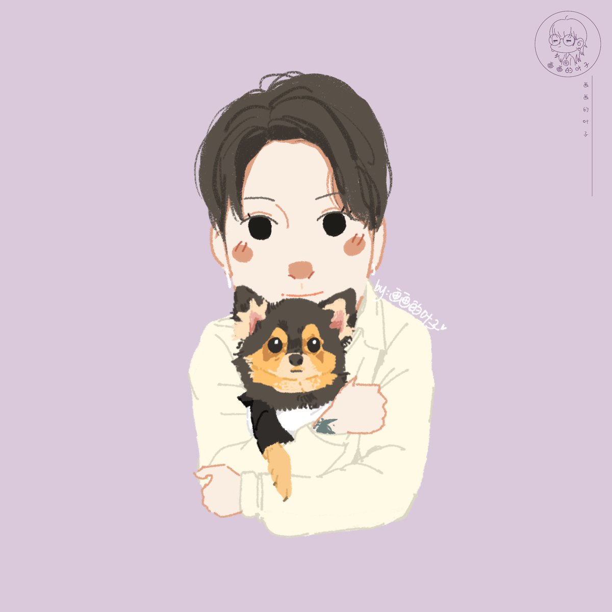 🧡with JackJack🐶@amberliu 
#刘逸云 #刘逸云AmberLiu #绘画