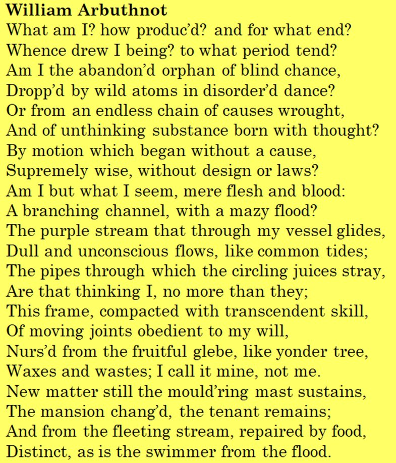 Poetry is often a great catalyst and stimulus for philosophical thought and discussion, so here are four poems on the nature of the self -