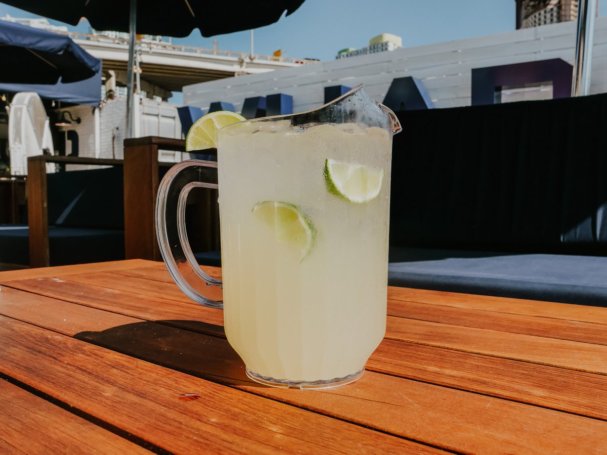 Pourin' up the good times and margaritas!🍹  

⚓ Join us today for $35 Casa Noble Margaritas pitchers from Noon-4pm and Riverside vibes!