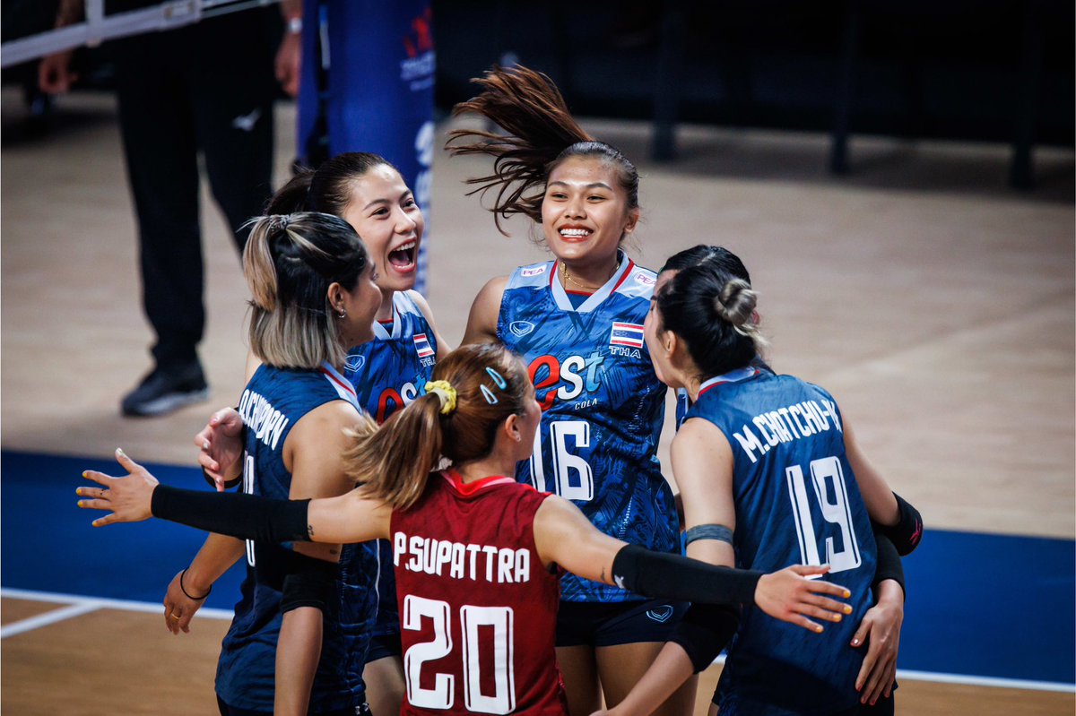 SUDFAH's tweet photo. #VNL2023 THA 3-0 KOR
เกมนี้ต้องชื่นชมบทบาทของ MB เลยจริง ๆ ทั้งแนนและเตย มีจังหวะสั้นจังหวะไหลหลายครั้ง โดยเฉพาะบล๊อค 7 แต้มของแนน แข็งแกร่งมาก ผู้บรรยายถึงกับออกปากว่า “ไม่มีทางที่ลูกนี้จะผ่านทัดดาวไปได้” https://t.co/nHRREjI1cq