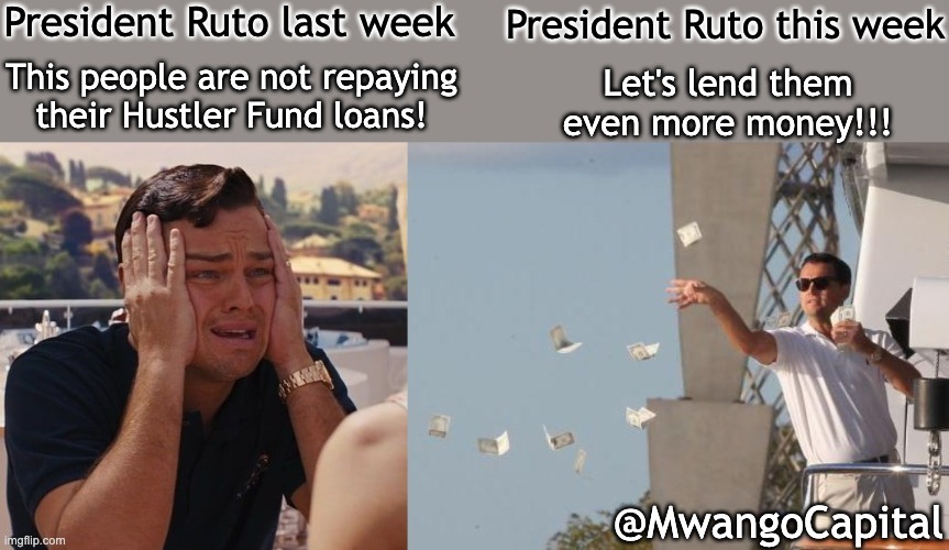 4. This week, the president launched the second phase of the Hustler Fund.

Speaking at the launch, he said 20.2M Kenyans had accessed nearly KES 30B from the fund and repaid close to KES 20B with 7M repeat customers.

#MwangoMemes