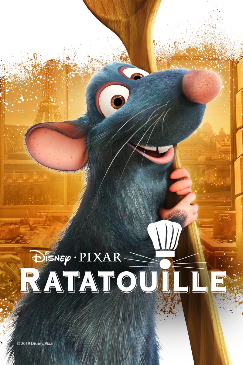 Was watching Ratatouille. It's a great film for all the family.

#Ratatouille #BradBird #PattonOswalt #IanHolm #LouRomano #BradGarrett #PeterOToole #JaneaneGarofalo #BrianDennehy #PeterSohn #WillArnett