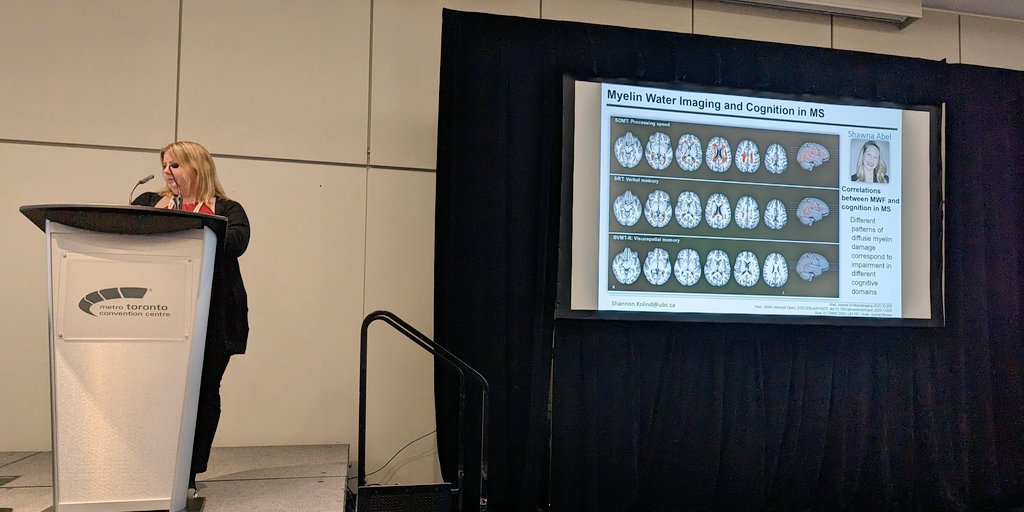 Corree Laule (@mripathology) on Twitter photo Important work studying myelin and cognitive impairment in multiple sclerosis by <a href="/Shawna_Galley/">Shawna Abel (Galley)</a> Great talk by Dr. Shannon Kolind @ismrm Myelin Imaging #ISMRM23 #MultipleSclerosis #MRI #myelin #brain Important work studying myelin and cognitive impairment in multiple sclerosis by <a href="/Shawna_Galley/">Shawna Abel (Galley)</a> Great talk by Dr. Shannon Kolind @ismrm Myelin Imaging #ISMRM23 #MultipleSclerosis #MRI #myelin #brain