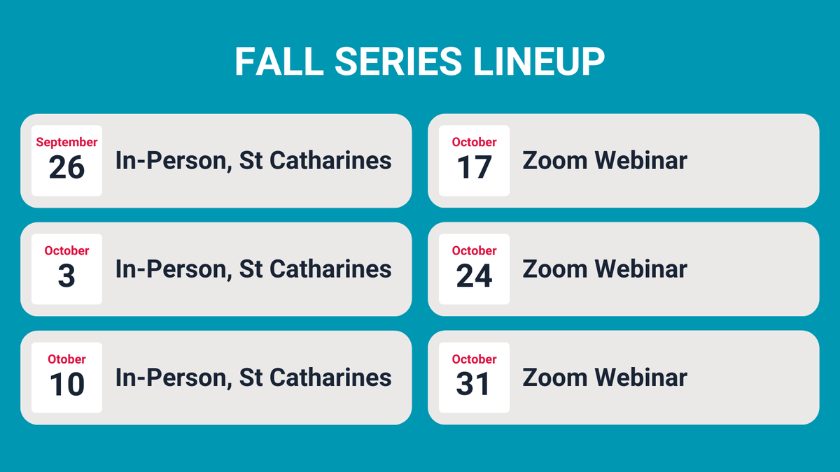 Our program committee is creating a combination of in-person and Zoom events for our fall calendar. Details will be emailed to members this summer. Sign up for free membership at llniagara.ca #LifelongLearning #educational #entertaining #social