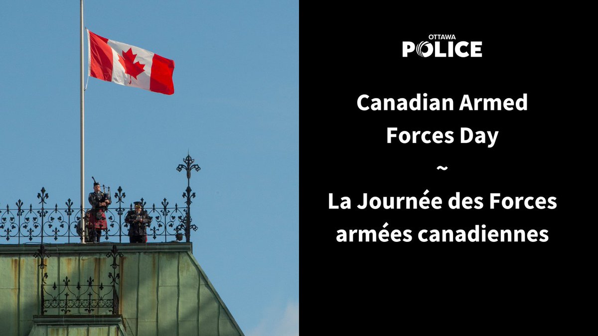 Today is Canadian Armed Forces Day when we recognize the work and dedication of the <a href="/CanadianForces/">Canadian Armed Forces</a>.

Thank you for all you do.

#CanadianForcesDay
