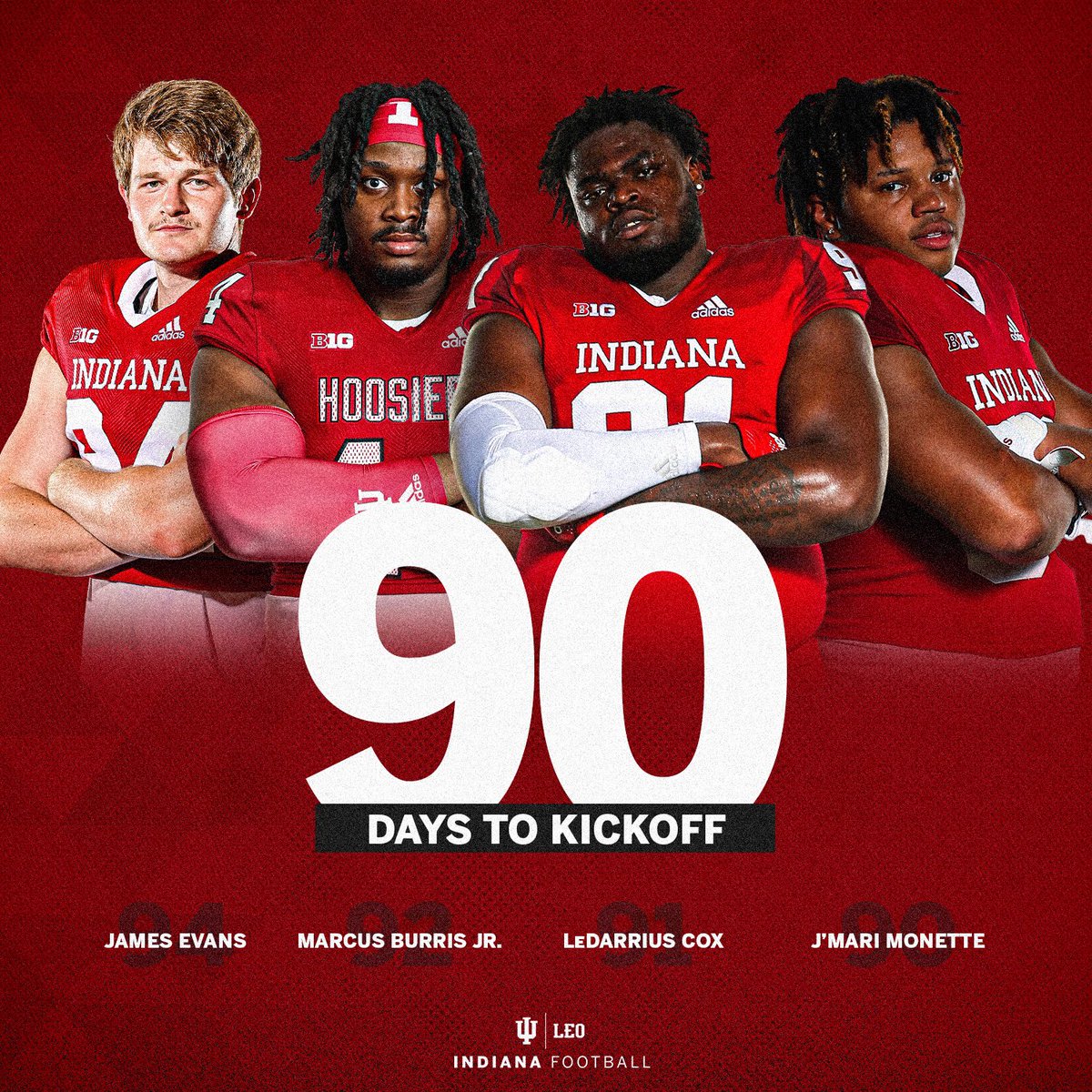 90 days to kickoff‼️