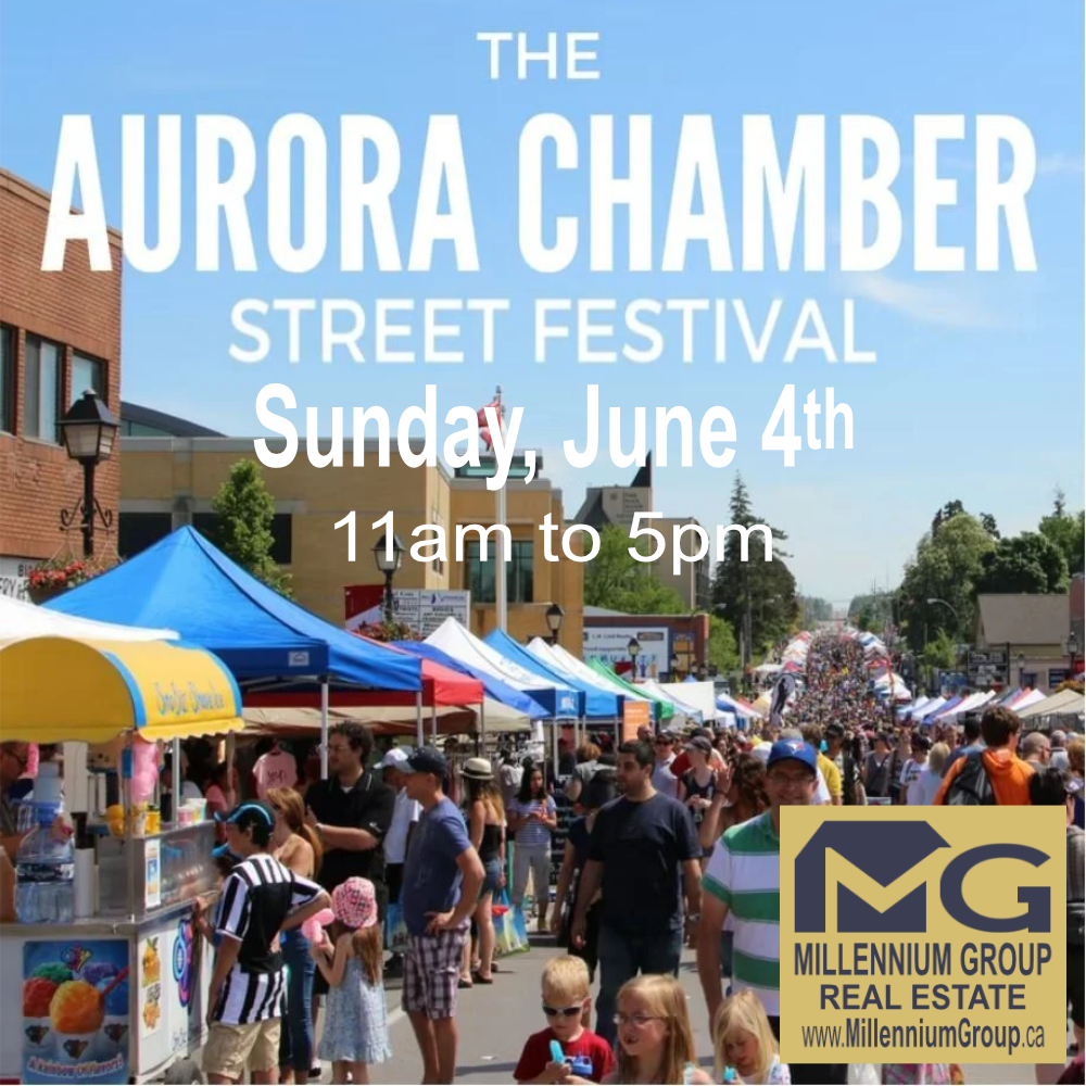 No plans today? How about the Aurora Street Festival? Yonge Street closes off for pedestrians. There'll be live music, food + vendors! See you there!🎉

#AuroraStreetFestival #AuroraOntario #StreetFestival #AuroraOntarioStreetFestival #KendraCutroneBroker #TonyCutroneRealtor #MG