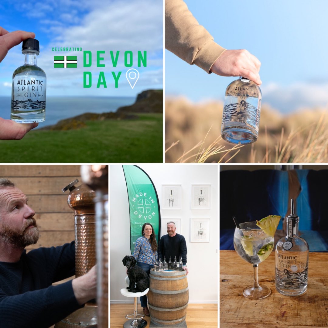 PROUDLY MADE IN DEVON!
#devonday #northdevongin #coastalgin #northdevoncoast #gintonic #gin #devongin #madeindevon  #handcrafted #microdistillery #copperpotstill #foraged #atlanticspiritgin #spiritofnorthdevon