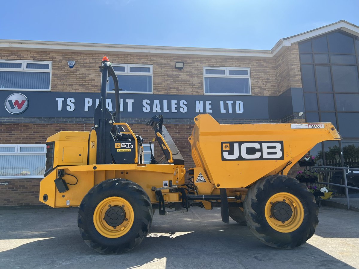 FOR SALE: 2018 JCB 6 ton dumper, only 614 hours, great condition. Call the team on 01642676698 or Tim on 07846252874