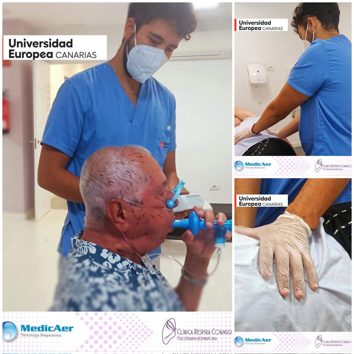 Los alumnos de 3º de Grado de Fisioterapia de la @ueuropea terminan sus prácticas en <a href="/ConmigoRespira/">Clínica Respira Conmigo</a>
Gracias por elegirnos un año más💜.  <a href="/FISIOSEPAR/">Fisioterapia SEPAR</a> <a href="/COFISCanarias/">COFISCanarias</a>
<a href="/SociedadGRAP/">Sociedad GRAP</a>
<a href="/Rev_Neumocan/">Neumocan</a> <a href="/Inmavinuesa1/">Inma Vinuesa</a> <a href="/Isa98969910/">Isa zaldua</a>