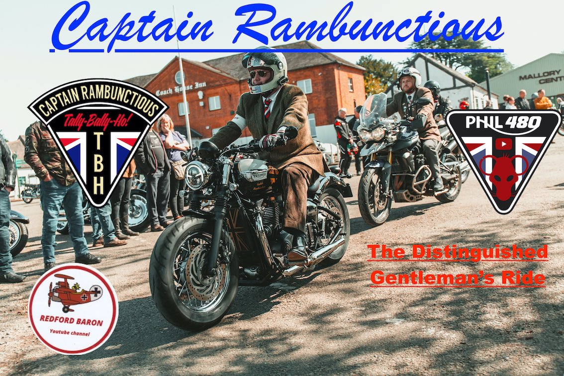 My Distinguished Gentleman’s Ride video is now live!

youtu.be/kzRFREjyACA

Please donate to: gfolk.me/captainrambunc…

Tally Bally Ho!

#dgr2023 #dgr2023Leicester #movember #prostatecancerawareness #malesuicideprevention <a href="/UKTriumph/">Triumph Motorcycles</a>