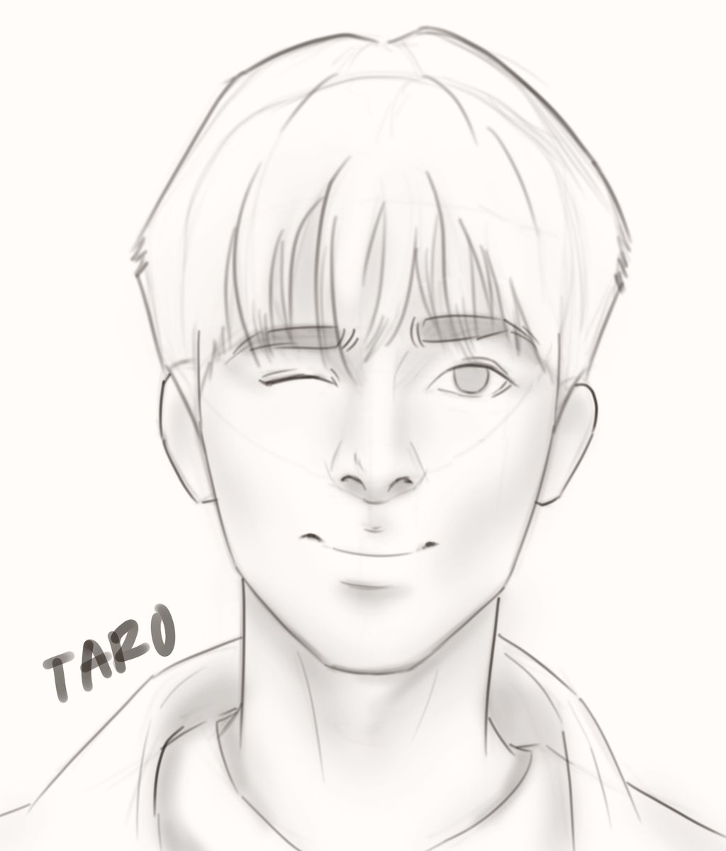 _tinytaro's tweet image. Hey guys, I&apos;ve been inactive for quite a while. How are you all doing? Here&apos;s a warm up sketch I did.