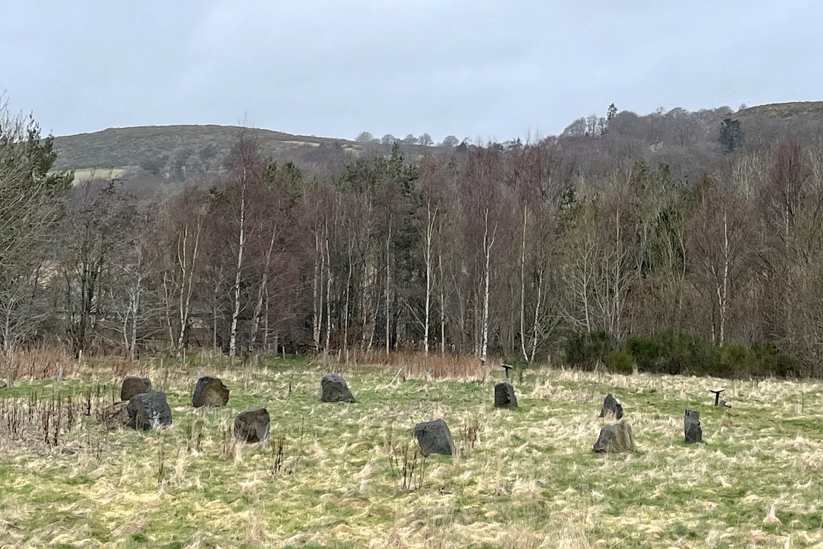 Modern stone circle at the now defunct and abandoned Archaeolink Prehistory Park in Aberdeenshire.  Shame it closed as was great idea.
#StandingStoneSunday