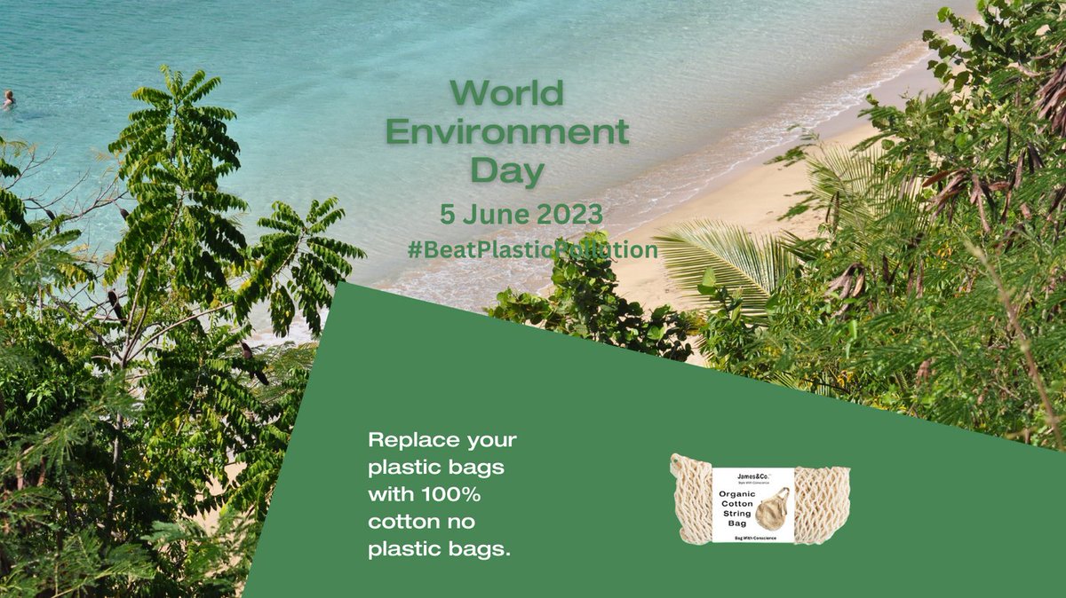 jamesandcoAU's tweet photo. String bags are easiest &amp; best solution to pollution by plastic bags. Buy at 30% off @jamesandcoau and be involved in beating plastic pollution. 
#plasticpollution #unep #stringbag #cottonstringbag #solution #jamesandcoau #cotton #hemp #worldenvironmentday #beatplasticpollution https://t.co/sLxBsa6fUV
