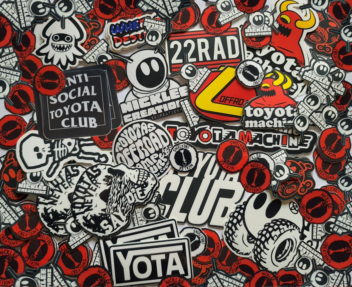 NickLeeCreates's tweet photo. ‼️PROMO‼️

Hope everyone is well!

We're running a 5% Off every purchase for a limited time.

(Patches, Stickers, Accessories &amp; Apparel.)

Just use promo code "THEHOLLOWMOON" at check out.

https://t.co/DRX42oDn00

#TOYOTA #tacoma #4runner #yota  #patches #stickers #apparel https://t.co/jmgub6U71I