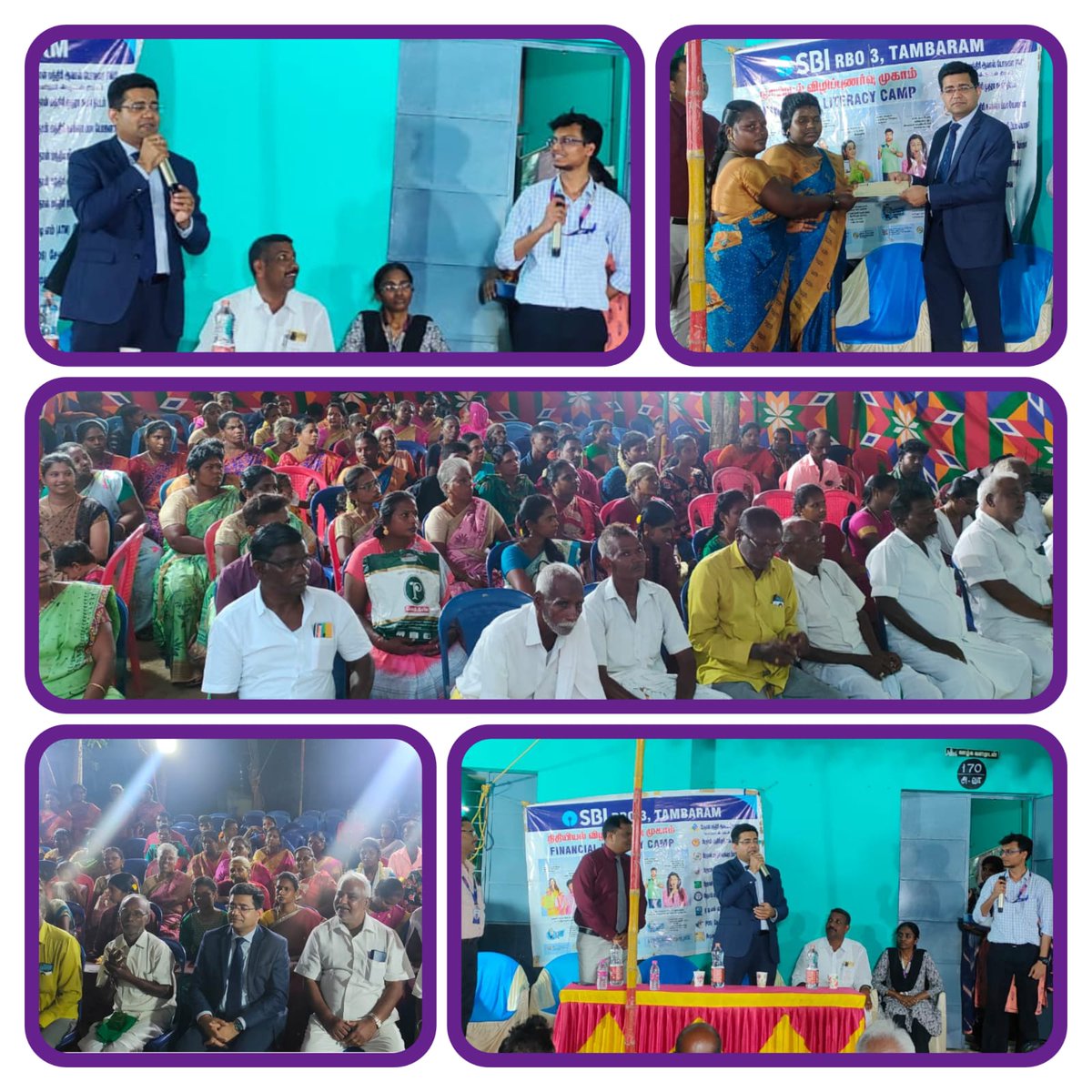 CGMSBIChe's tweet photo. SBI ChennaiCircle (covering TN &amp; Puducherry)organised Saturation drive under JanSurakshaSchemes at different districts of theState/UT.Senior Circle functionaries including CGM and GMs/DGMs/RMs of the Bank participated in the programme andinteracted with variousbeneficiaries.(1/2) https://t.co/rRczwGxFpd