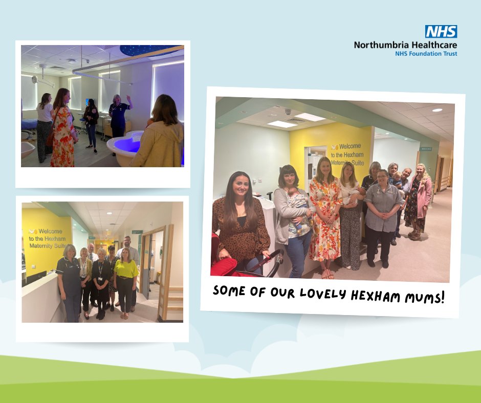 On Thursday we celebrated the official opening of our state of the art midwife led facility at Hexham General Hospital. 

We were joined by some of our local mums who have delivered at Hexham over the years, and their very cute babies too!