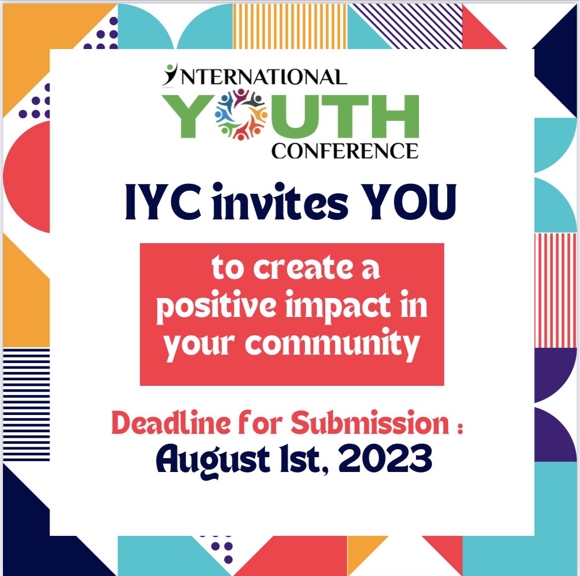 The International Youth Conference invites you to apply the knowledge and insights gained from IYC7 to create a positive impact in your community.