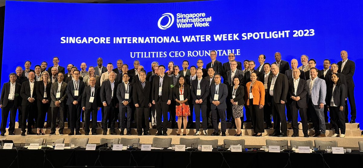 It’s been a fascinating today with over 50 global water leaders #SIWWSPOTLIGHT2023

Covering everything from digital twins, measuring and decreasing scope 3 emissions, #circulareconomy , purified recycled water and the emerging complexity of customer contact centres.