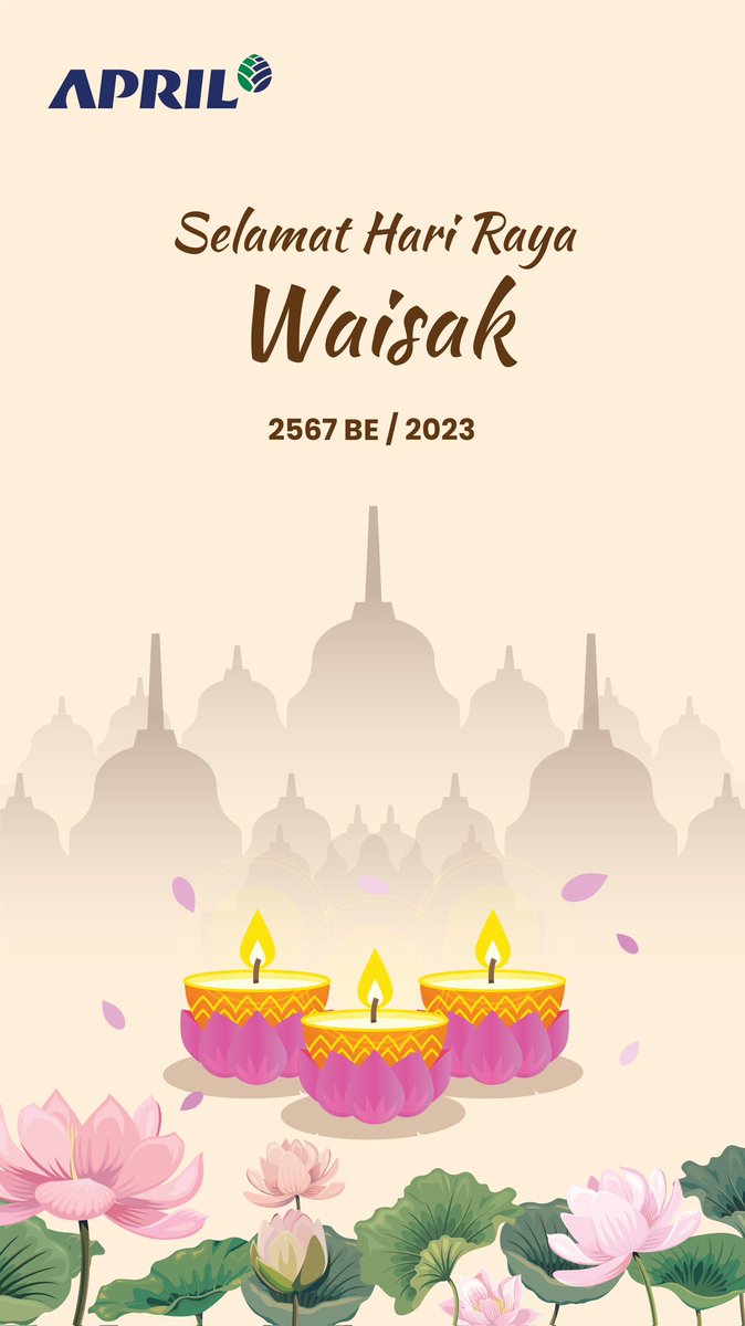 Selamat Hari Raya Waisak 2023/2567 BE bagi Sahabat yang merayakan. Semoga kita semua selalu berbahagia!