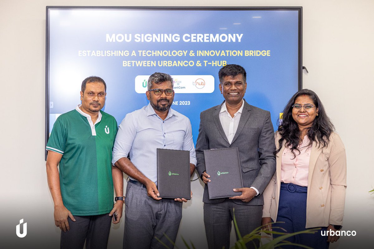 hdcmaldives's tweet image. We are excited to announce the MOU signing with @THubHyd! This will enhance our smart city journey by establishing a technology and innovation bridge! 

#EnablingConnectedCommunities