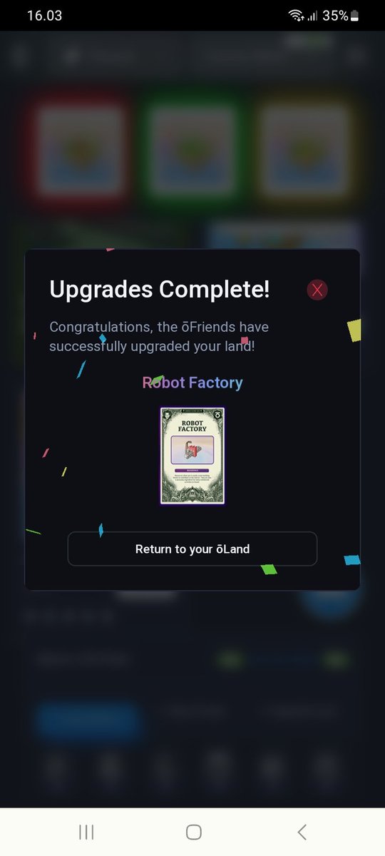 Not bad fot 1 #ōtreats strategies, i thi nk i'm gain some luck here 😁😁😁
#ōland
#ōfriends
#ōverline 
🟥🟩🟨