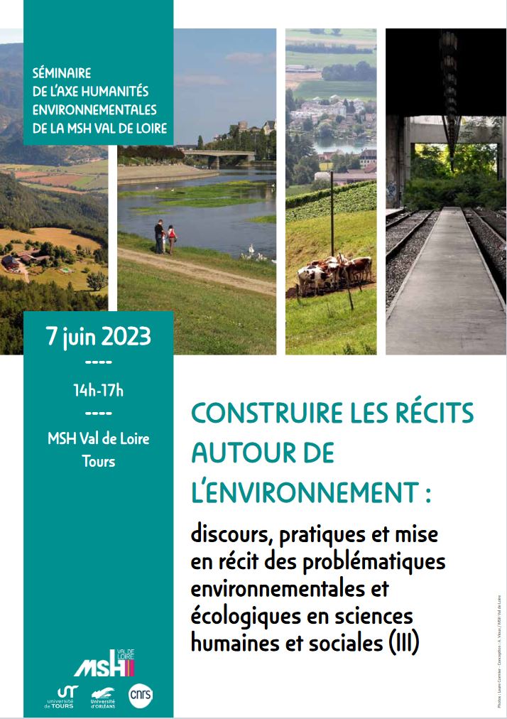 Le 7 juin, séminaire à <a href="/MSHValdeLoire/">MSH Val de Loire</a> avec <a href="/AlexisVrignon/">Alexis Vrignon</a> et I. Hajek (<a href="/unistra/">-</a>) : "Construire les récits autour de l’environnement : discours, pratiques et mise en récit des pbs environnementales en SHS". 
#PrintempsDeLHistoireEnvironnementale #envhist
msh-vdl.fr/actualite/semi…