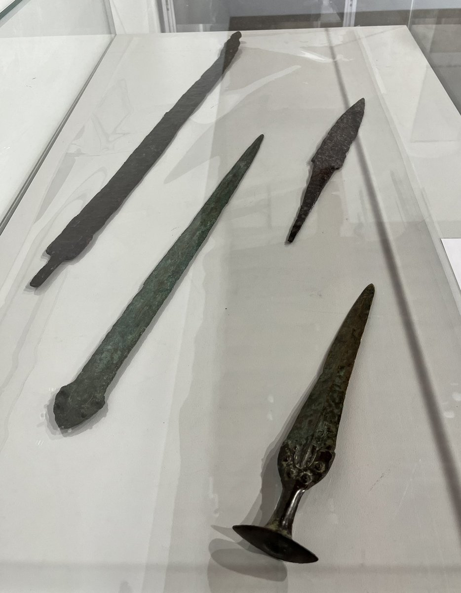 MSR_Tlse's tweet photo. A l’occasion de la Journée de l’épée, nous avons sorti quelques exemplaires de nos réserves. 
Ils sont présentés dans la grande salle du rez-de-chaussée 😉 https://t.co/hgY70V3Cmh