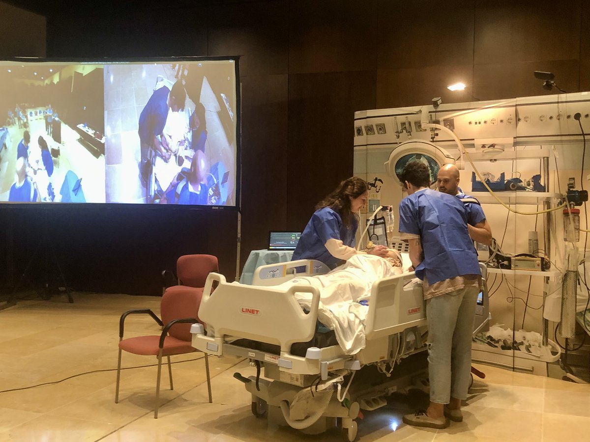 GT_Simul_SEEIUC's tweet image. 1er caso clínico simulado sobre pérdida accidental de vía venosa central tras radiografía. Mejora del trabajo en equipo mediante las técnicas de comunicación del TeamSTEPPS de anuncio, SBAR, PIP, bucle cerrado, DIME y DECS #TeamSTEPPS #SEEIUC2023 @seeiucoficial @LaerdalEspana