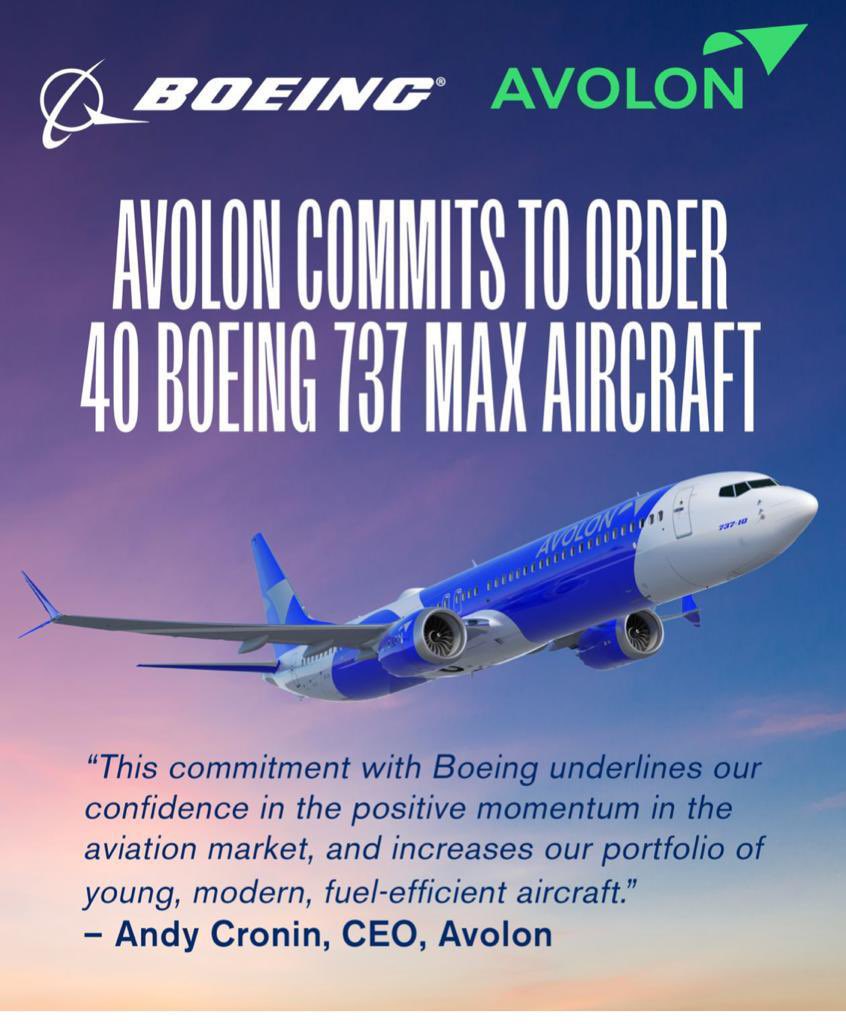 Congratulations @avolon_aero 
@BoeingAirplanes @Boeing @BoeingMidEast @BoeingDefense 

#Boeing #aviation #aircraftmaintenance