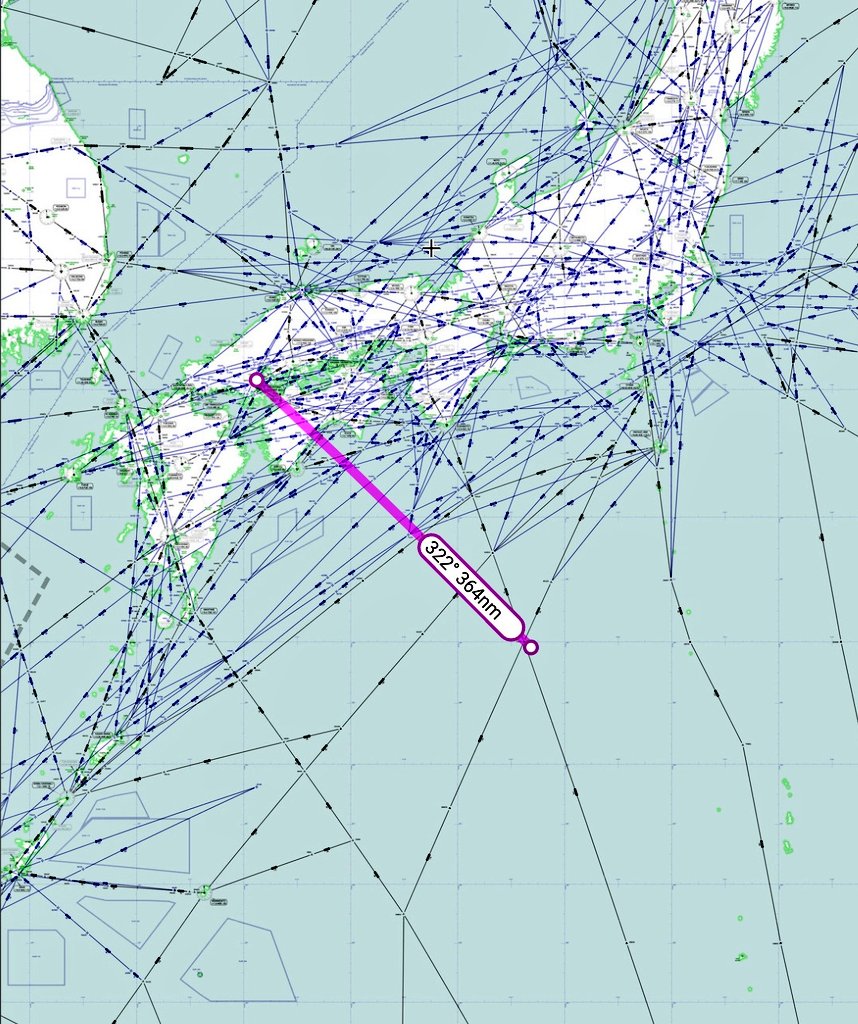 FMilcoms's tweet photo. #PSWRD 21 on CWP Tokyo.
Picking up IFR flight plan to RJOI from 9nm SE of TAXON.
Has the #CVN76 repositioned? https://t.co/9AvUVtl92k