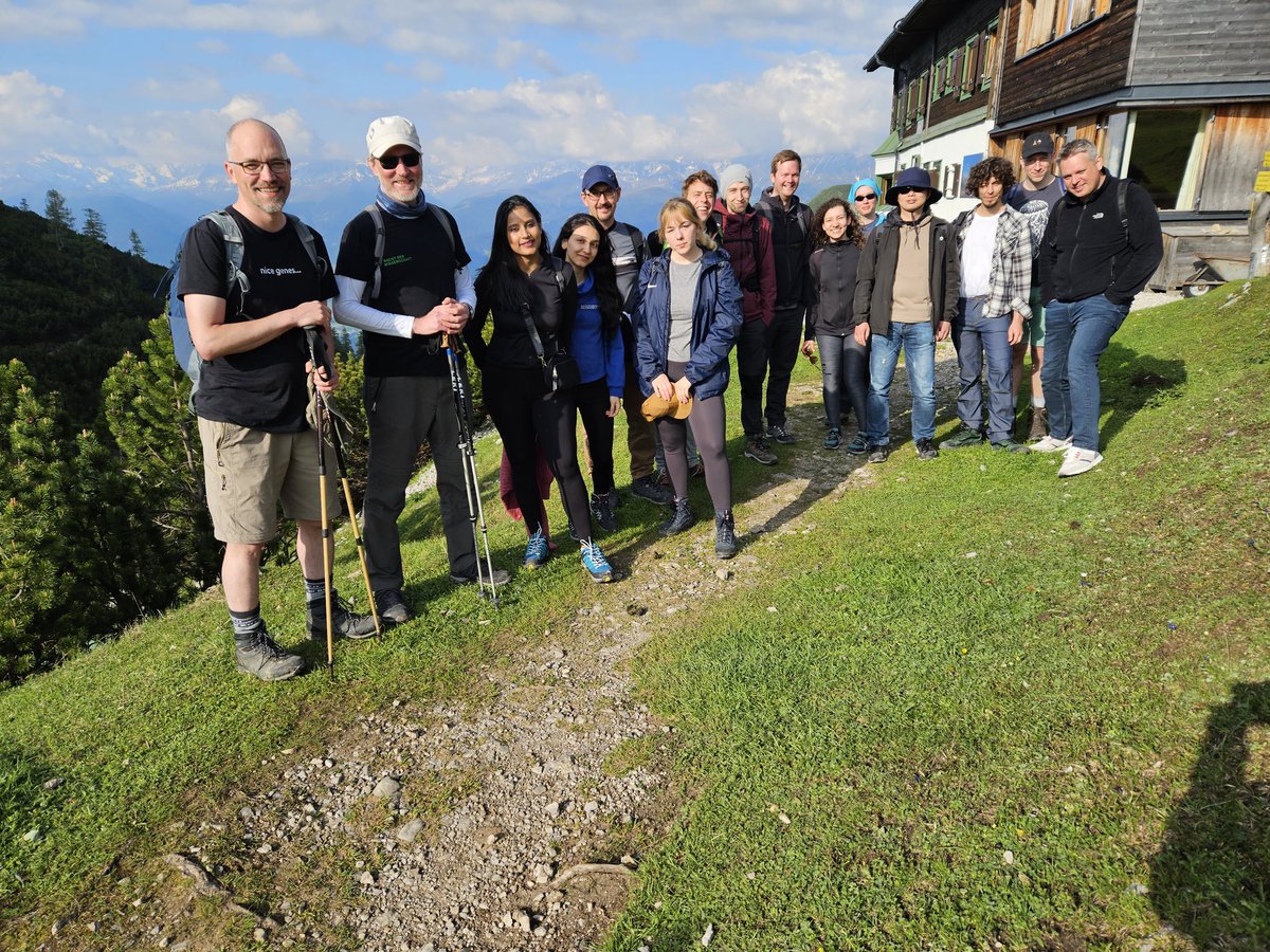 Christopher Grefen (@mcbotany) on Twitter photo On our way back from a four day retreat in 1805m @ #Solsteinhaus Lots of science and botany with <a href="/schwarzland_lab/">Plant Energy Biology Lab</a> and <a href="/GuidoGrossmann/">Guido Grossmann</a> On our way back from a four day retreat in 1805m @ #Solsteinhaus Lots of science and botany with <a href="/schwarzland_lab/">Plant Energy Biology Lab</a> and <a href="/GuidoGrossmann/">Guido Grossmann</a>