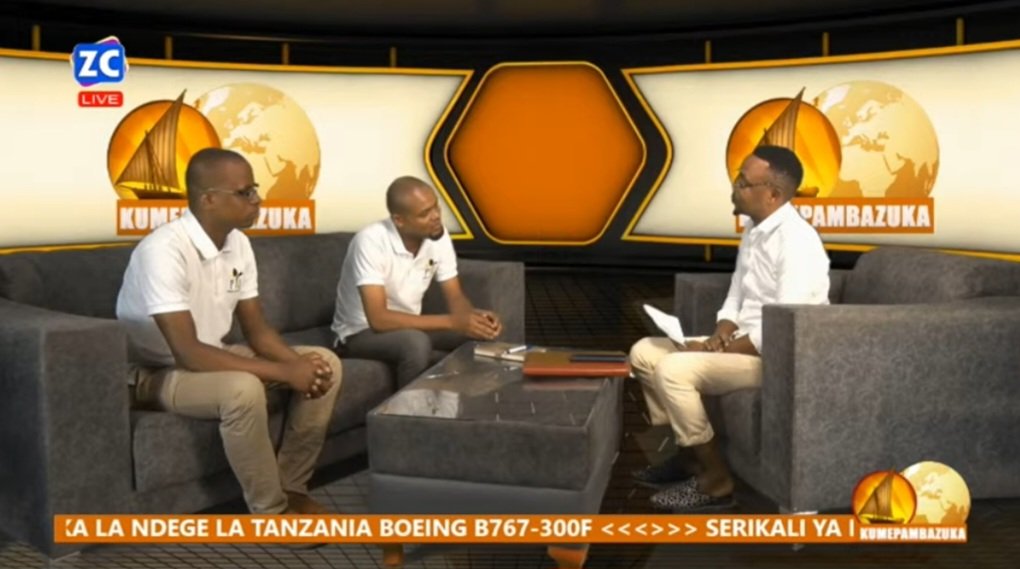 pamoja_youth's tweet photo. Today through Kumepambazuka by #ZCTV, we're raising awareness about the development of the Zanzibar Youth Development Strategy that @pamoja_youth is undertaking. This is part of the #DDA project executed by @PactTanzania &amp; @freedomhouse with the generous support of @USAIDTanzania https://t.co/fdRcwIATFh