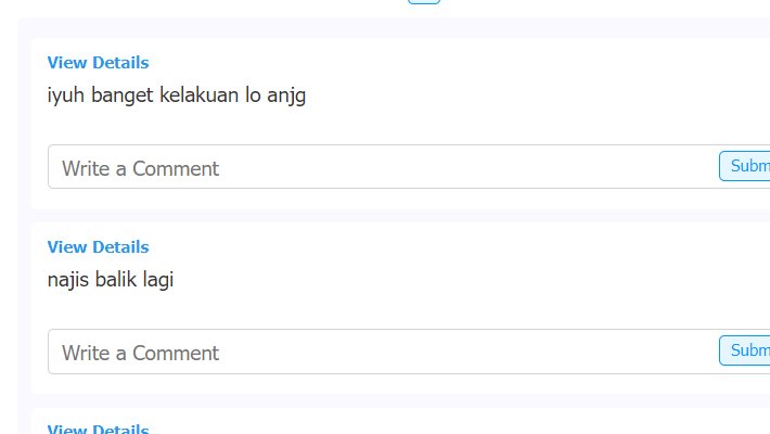 buset. baru juga balik.