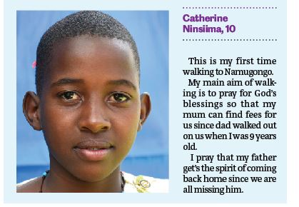 The 10-year-old pilgrim, Catherine Ninsiima, who walked from Bushenyi District to Namugongo, Wakiso District to commemorate June 3 Uganda #MartyrsDay2023 has been handed Shs2.36 million which was raised by well-wishers on Twitter and Facebook. Ninsiima's mother was also given a…
