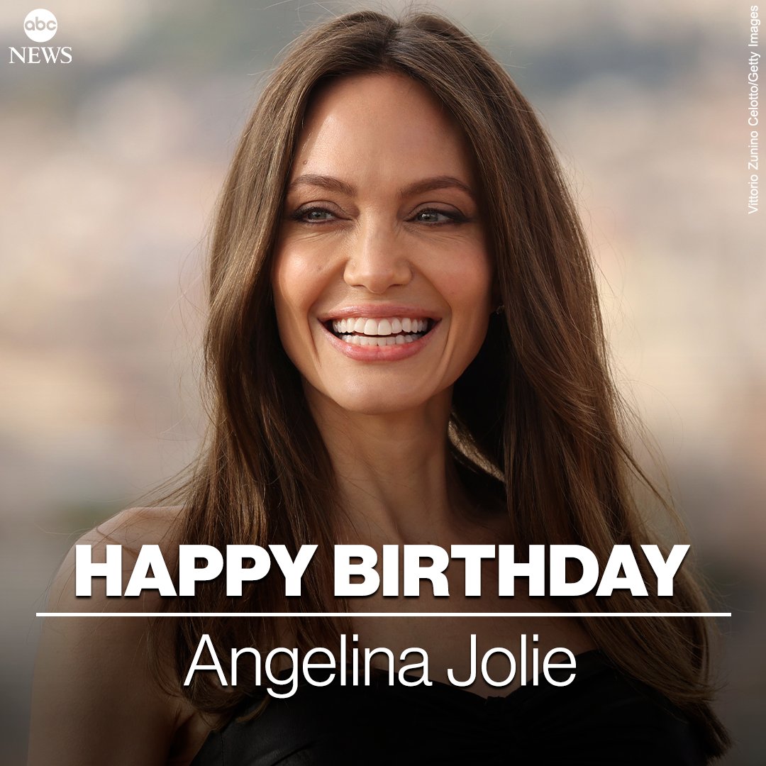 HAPPY BIRTHDAY: Actress and filmmaker Angelina Jolie turns 48 today.  
