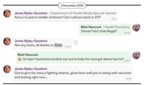 @mrjamesob Hancock: “We have had lots of feedback that Eat Out to Help Out is causing problems in our intervention areas. I've kept it out of the news but it's serious.”