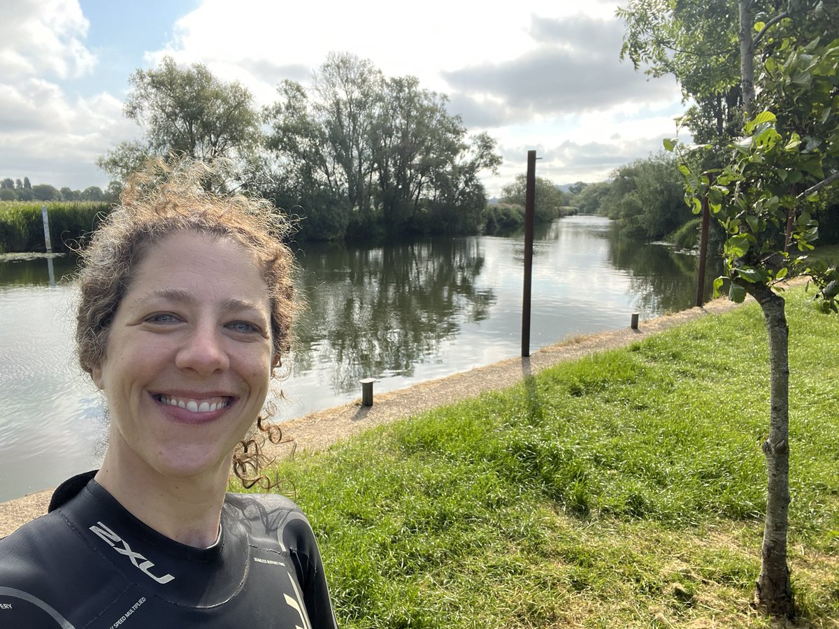 Morning y’all! First swim in the #RiverAvon this year! Water was a bit chilly but ☀️was out! #GoodVibes #OpenWaterSwimming #Eckington