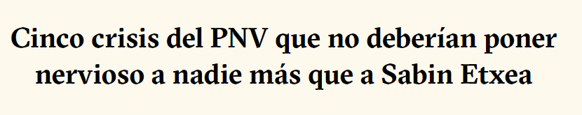 EUSKADI : ' Un articulo para leer y analizar ' 🧐
naiz.eus/eu/iritzia/edi…  #Bilbao #Bizkaia #Euskadi #GobiernoVasco #AyuntamientoDeBilbao #pnv  #Ertzaintza #UltimaHora