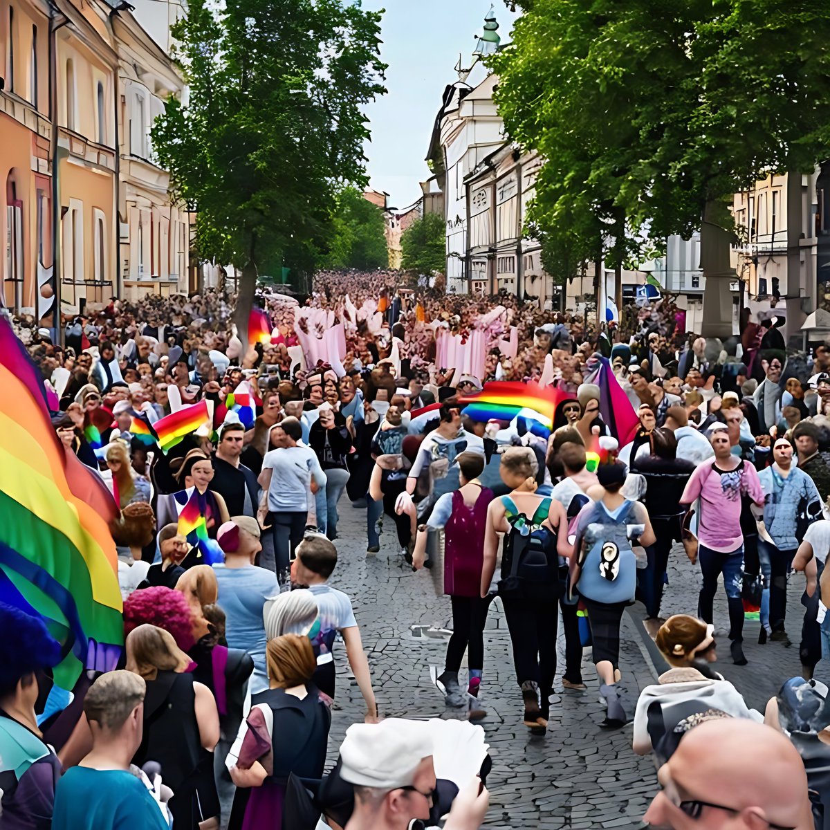 ShakhtyCity's tweet photo. Марш Гідности на вул Шевченка пройшов успішно.
#PrideMonth https://t.co/mDZWUpzvYM