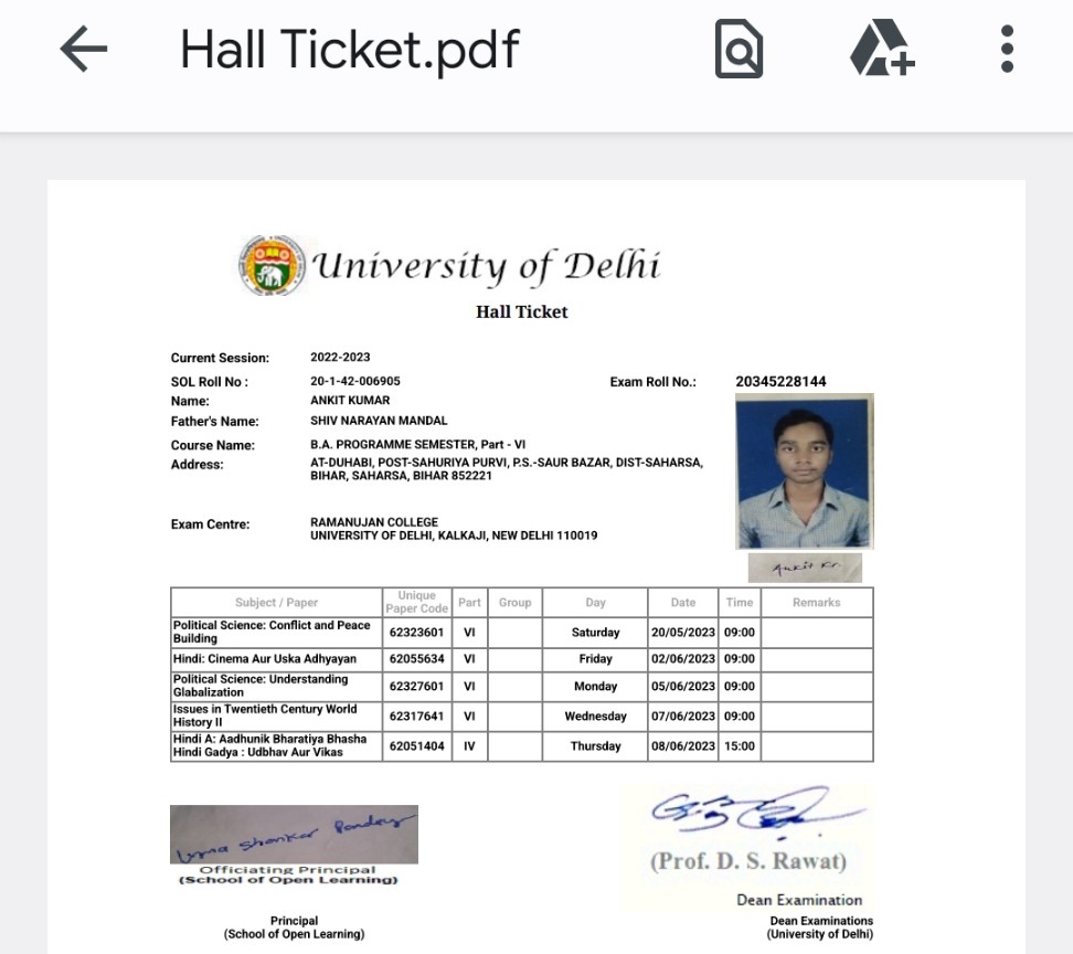 Ankit_1258's tweet photo. @mamidala90 Please.. reschedule my exam date...
I have my college exam on the date of cuet pg exam.
Please help me.

#cuetpg #cuet #ugc https://t.co/Vk9pQ73VYX