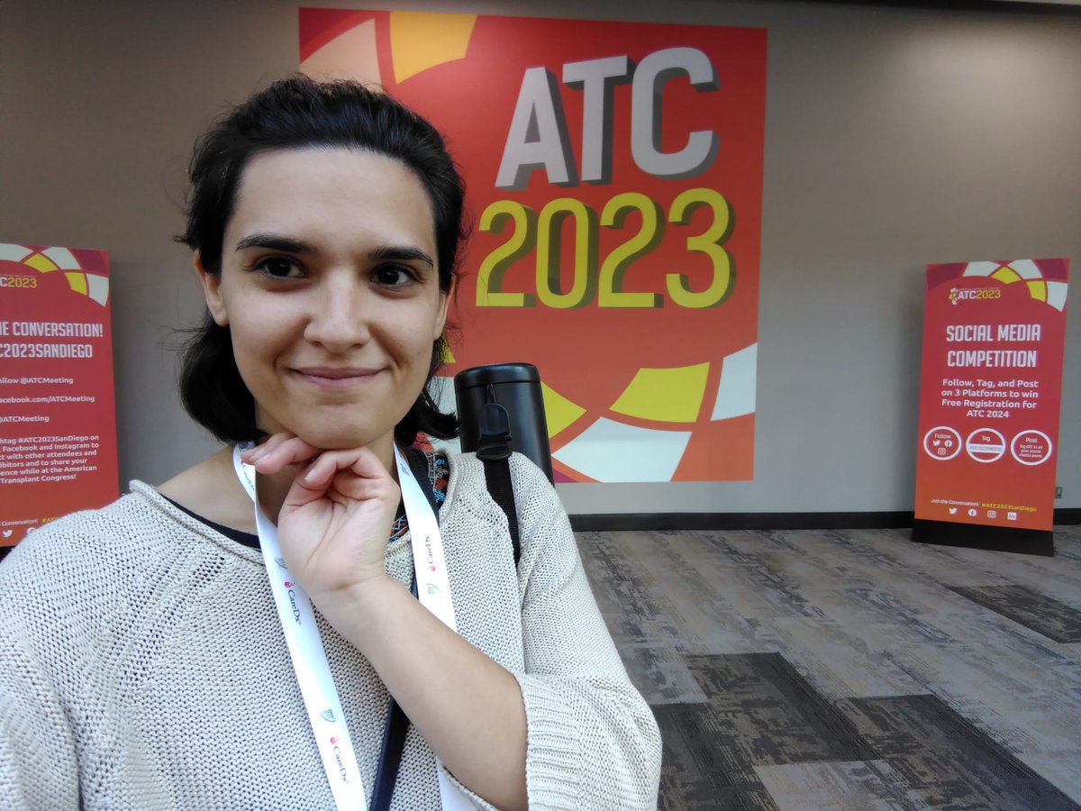 Nuestra @crodmag ya está en el Congreso Americano de Trasplante en representación del servicio #ATC2023SanDiego 💃❤️