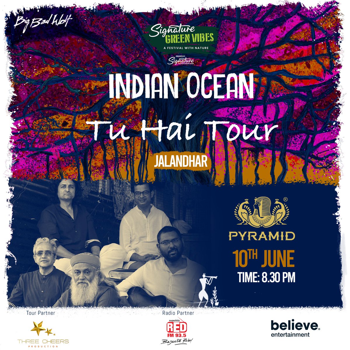indianoceanband's tweet photo. After an amazing round of the #TuHai Tour, we are gearing up for Jalandar. See you on 10th June at Pyramid Cafe. 

Book your tickets now - https://t.co/W9qIemHJQg

#IndianOcean #TuHai #IndiaTour #Concert #IndieMusic #Jalandar https://t.co/L6eCn10yVt