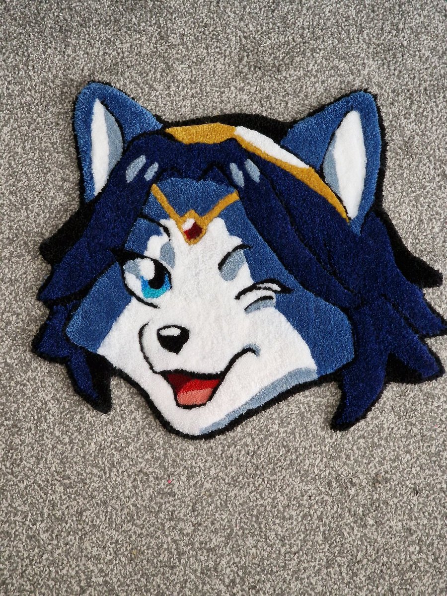 I finished her! #starfox #krystal #starfoxadventures #rug