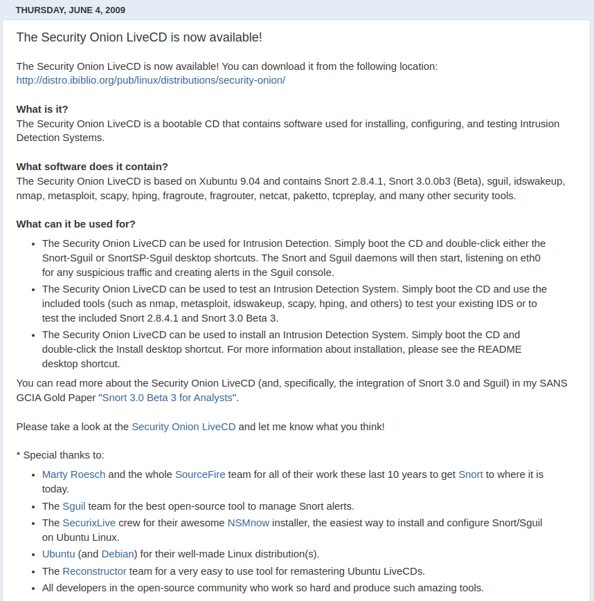 securityonion's tweet photo. On this day in 2009, the very first version of #SecurityOnion was released!

We've come a long way in 14 years, but the best is yet to come! https://t.co/106jPiN3xL