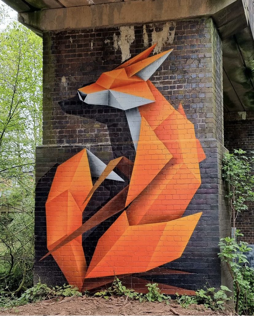 lovestreetart22's tweet photo. 🦊🦊🦊🦊🦊🦊🦊🦊🦊🦊🦊🦊
By Annatomix in Birmingham, UK (Photo by Artist).
#StreetArt #Annatomix #fox #Birmingham https://t.co/kZTSPGPBPh