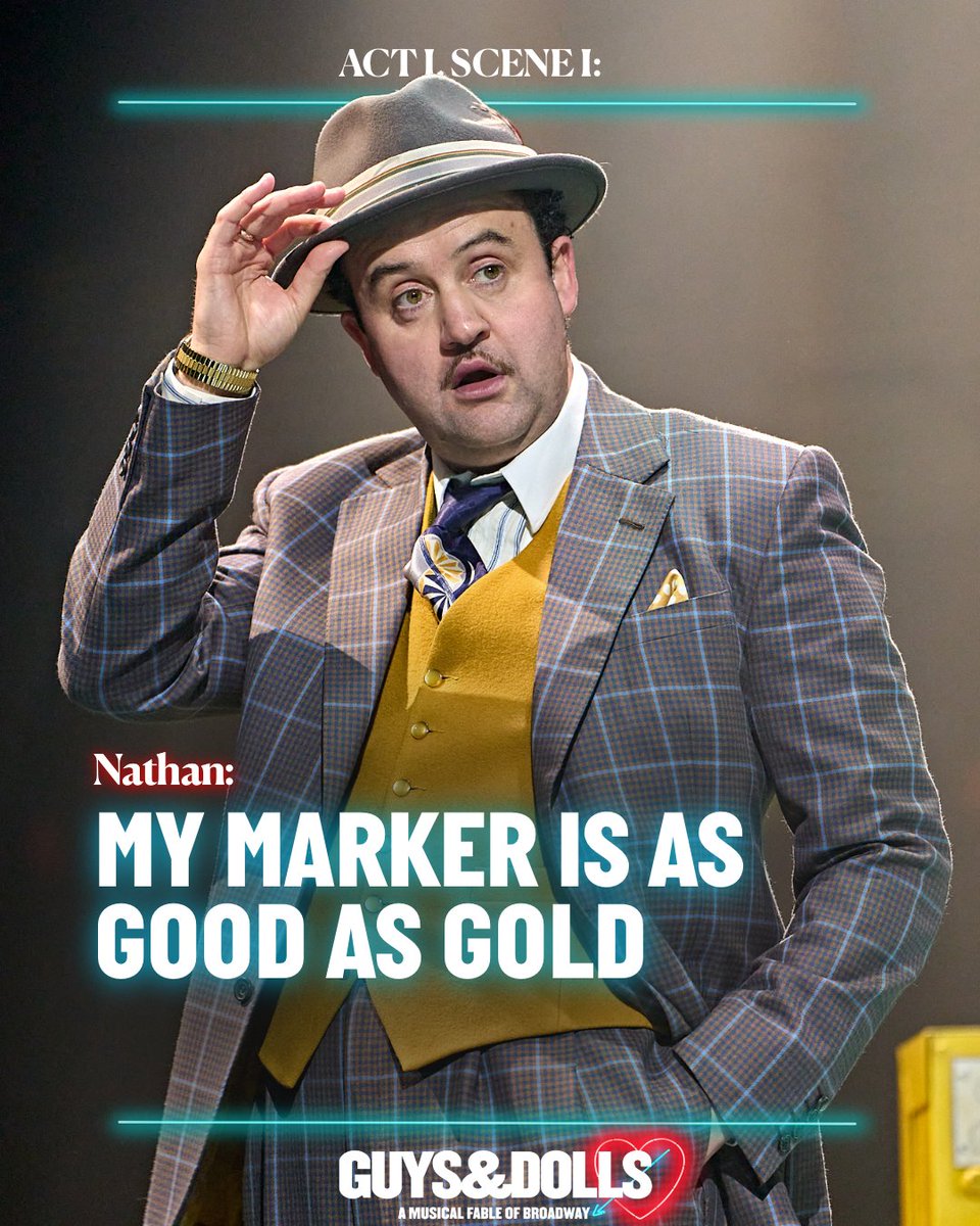 'Daniel Mays is a glory as Nathan' 🌟🌟🌟🌟🌟 WhatsOnStage

#GuysAndDolls #DanielMays