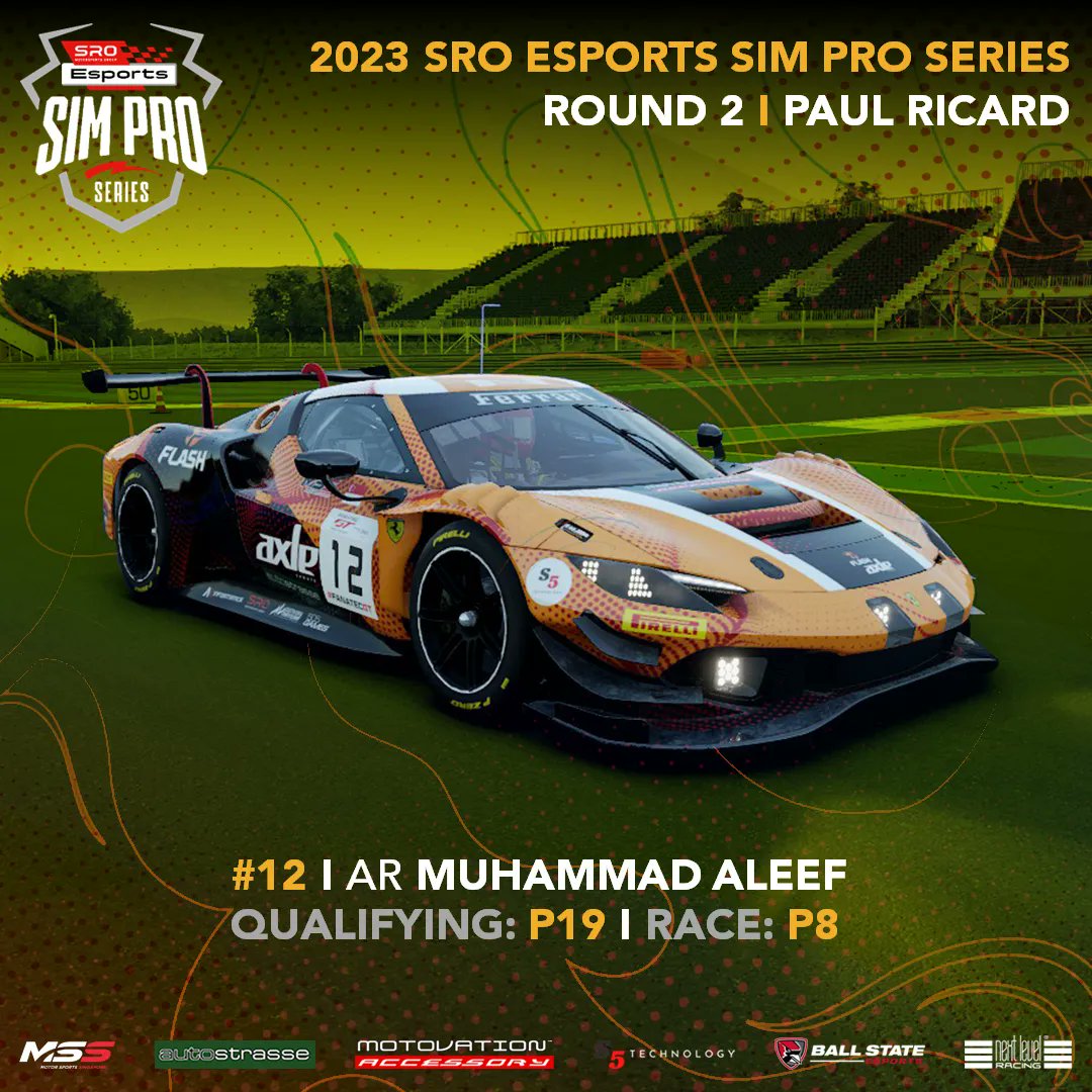 RACE RESULT: It was a storming performance by @AleefHamilton44 in Round 2 of the SRO Esports Sim Pro Series as he drove a fast but clean race all the way from P19 to make it back-to-back top 10s!

Next round will be at @circuitspa on 2 July.

#AKesports #beACC #SimPro #SROEsports